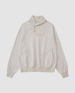 IVORY SHAWL COLLAR ANORAK