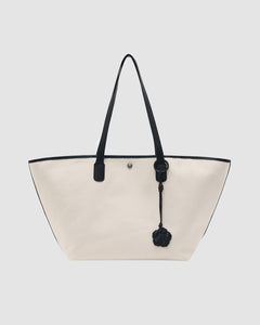 IVORY BOJAGI TIE TOTE BAG