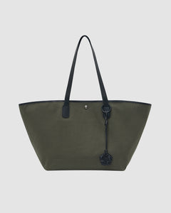 OLIVE BOJAGI TIE TOTE BAG