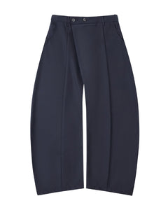 NAVY PLEATED HANBOK SLACKS