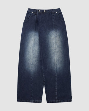 INDIGO FADE HANBOK DENIM PANTS