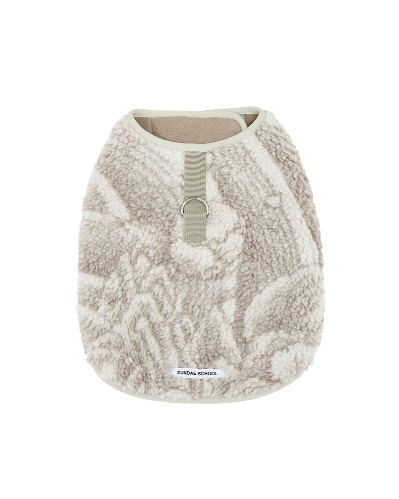 TAUPE IREZUMI DOGGIE FLEECE