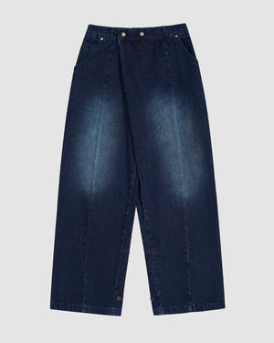 INDIGO FADE HANBOK DENIM - FRONT