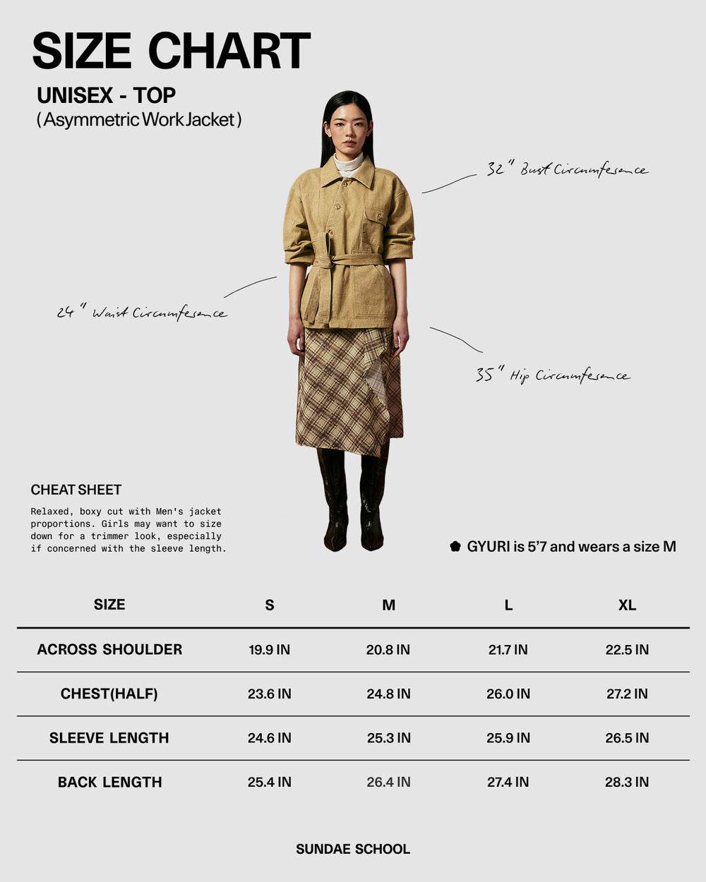 TAN ASYMMETRIC WORK JACKET