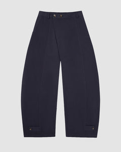 NAVY HANBOK BALLOON PANTS
