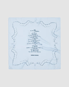 SKY BLUE 10 COMMANDMENTS ORGANZA BANDANA