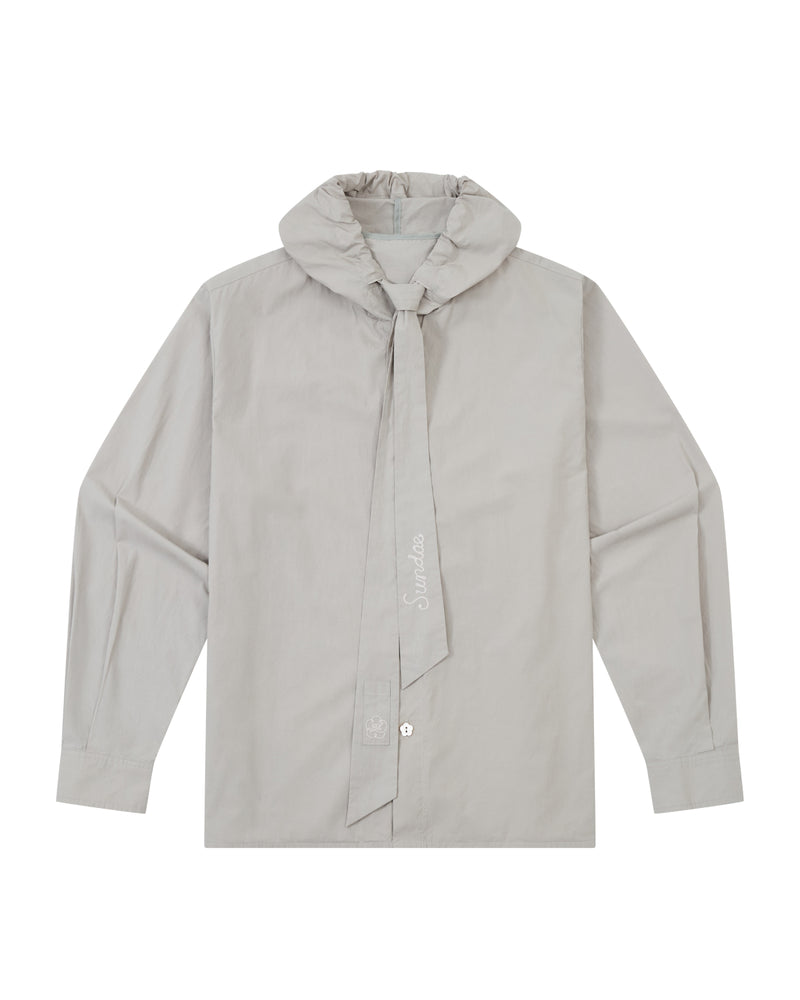 GREY SUNBAE TIE SHIRT