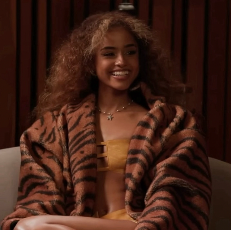 TYLA wearing TIGER CLUB FLEECE