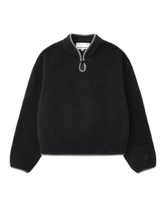 BLACK TEARDROP KNOT FLEECE