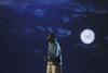 A video of a man wearing Sundae School Five Peaks Fleece jumping into the night sky